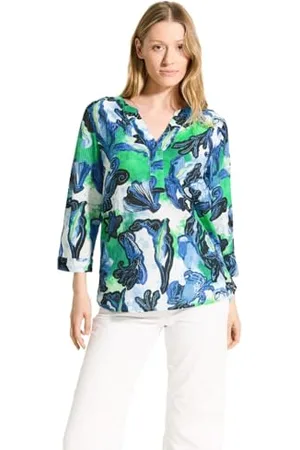 CECIL Damen B344837 Print Struktur Bluse, , XX-Large