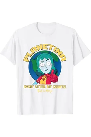 Rick and Morty Planetina Every Litter Bit Counts T-Shirt