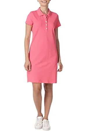 Nautica Damen Easy Classic Short Sleeve Stretch Cotton Polo Dress Lässiges Kleid, , Groß