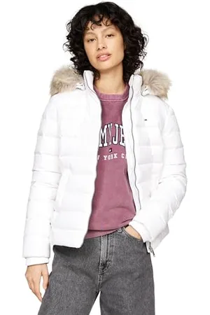 Tommy Hilfiger Damen Pufferjacke Basic Hooded Down Jacket mit Kapuze, , 3XL