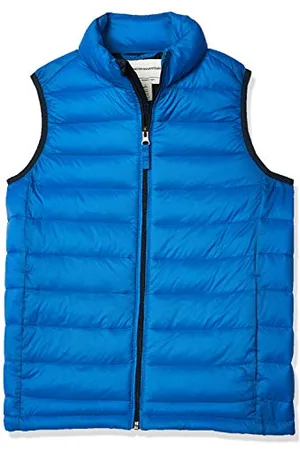 Amazon Jungen Leichte, Wasserbeständige Pufferweste, Verstaubar, , 8 Jahre