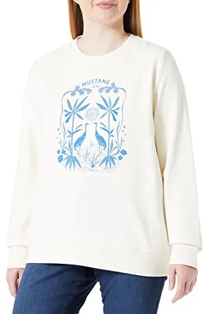 Mustang Damen Style Bea C Print Pullover, , M