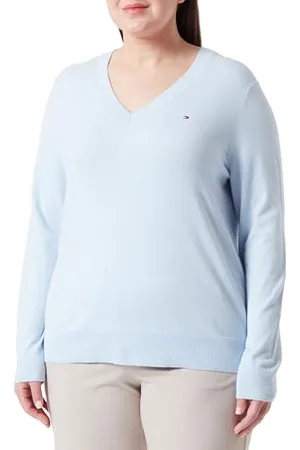 Tommy Hilfiger Damen Pullover V-Ausschnitt, , 46