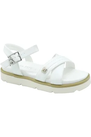Patrizia Pepe PJ296.30_40 Sandal, White, EU Schmal