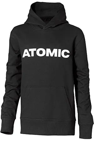 Salomon Atomic RS Kids Hoodie - - Größe S - Pullover für Kinder & Jugendliche - Kapuzenpullover aus Baumwolle - Hoodies mit Atomic Print - Stylisches & bequemes Sweatshirt
