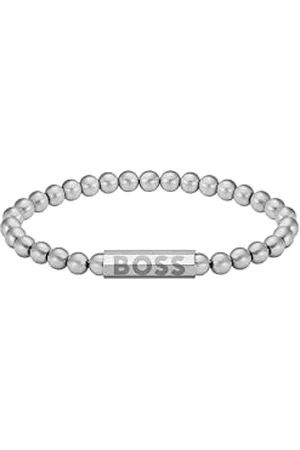 HUGO BOSS Jewelry Armband mit Schmuckperlen für Herren Kollektion SPHERE aus Edelstahl - 1580658S