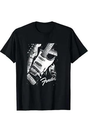Fender Guitar Space Collage Logo T-Shirt