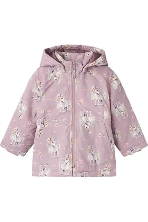 NAME IT Mädchen Nmfmaxi Jacket AOP Kurzjacke, , 86