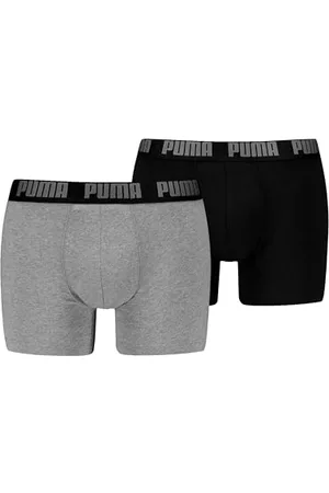 PUMA Boxer Boxershorts Men Herren Everyday Unterhose Unterwäsche 8er Pack, Farbe:Black/Grey Melange, Bekleidungsgröße:M
