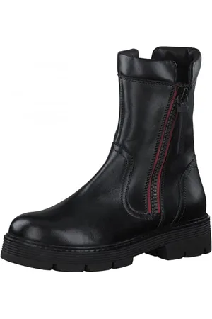 Marco Tozzi Damen 2-2-26803-27 Leder Boot Schneestiefel, Black ANT.Comb, 41 EU