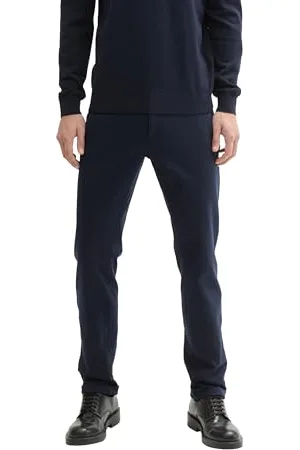 TOM TAILOR Herren Jersey Travis Slim Fit Chino Hose, , 36/32