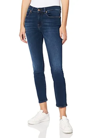 7 for all Mankind Damen Relaxed Skinny Slim Illusion Eco Empower Jeans, , 27W 30L EU