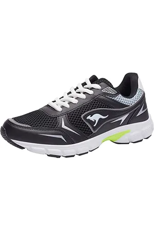 KangaROOS Unisex K-RH Amos Sneaker, Jet Black/White, 39 EU