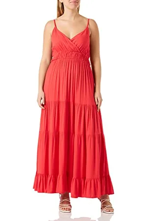Y.A.S Damen sirala Sl Ankle Dress S. Noos Kleid, , XL EU