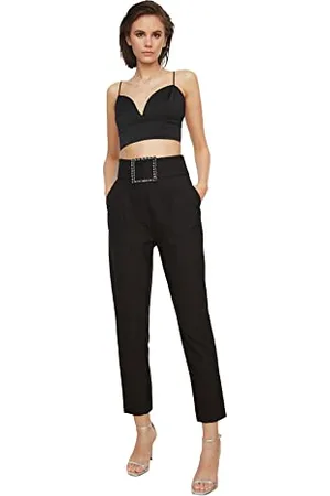 Trendyol Damen Stone Domed Trousers. Pants, , 38 EU