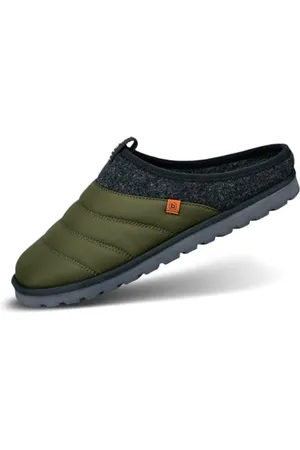 Bugatti Herren-321-ANQ61-6969-7111-Slipper,dark green/dark grey,41
