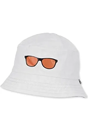 Sterntaler Baby Jungen Hut Baby Wende-Fischerhut Brille - Baby Hut, Kopfbedeckung Baby Sommer, Sommerhut Baby - aus Baumwolle - , 55