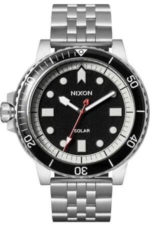 Nixon Unisex Analog Quarz Uhr mit Edelstahl Armband A1402-5233-00