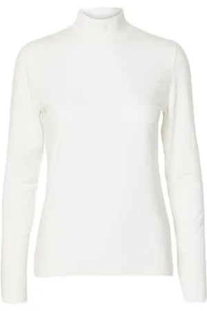 SELECTED Damen SLFMANJA LS HIGH Neck NOOS Langarmshirt, , XS