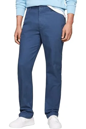 Tommy Hilfiger Herren Hose Essential Twill Chino Regular Fit, Blau (Aegean Sea), 28W/32L
