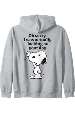 Peanuts Snoopy Ich habe tatsächlich deinen Hund angeschaut Kapuzenjacke