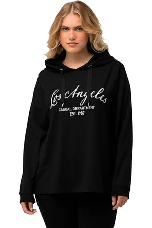 Ulla Popken Damen, große Größen, Sweatshirt mit Städte-Druck