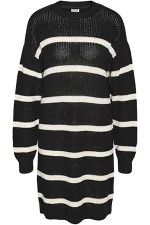 Noisy May Damen NMMAYSA L/S O-Neck Knit Dress NOOS Kleid, , M
