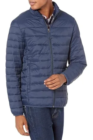 Amazon Herren Verstaubare, Leichte, Wasserabweisende Pufferjacke (Erhältlich In Big & Tall), , L