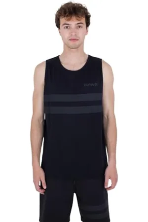 Hurley Herren Oceancare Stripes Tanktop, , XL