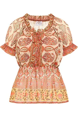 USHA Damen Blusenshirt mit Rüschenärmeln 17226569-US040, , XL