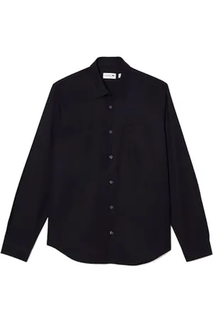 Lacoste Herren Businesshemd Langarm CH8522, Männer Hemd,einfarbig,Regular Fit, ,42