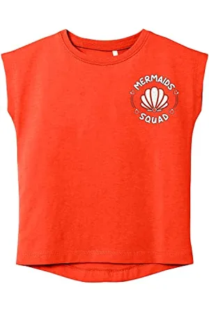 NAME IT Mädchen NMFVIOLET CAPSL TOP H1 T-Shirt, , 110