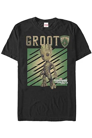 Marvel Unisex Groot Tree Organic Short Sleeve T-shirt, , XXL