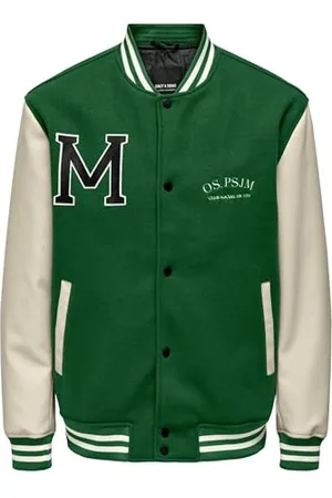 Only & Sons Herren ONSJAY Varsity 23 Jacket OTW Bomberjacke, , L
