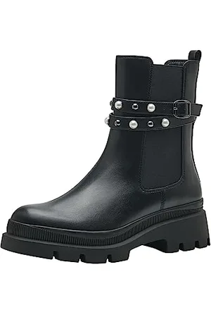 Tamaris Damen Chelsea Boots Vegan; BLACK/ ; 36 EU