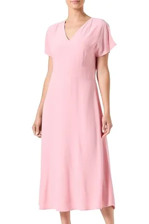 Comma, Midi Kleid aus Satin