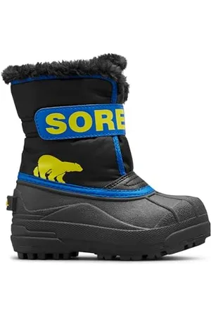 sorel Snow Commander Schneestiefel, Black/Super Blue, 27 EU