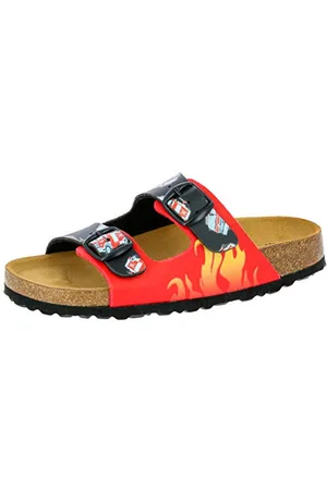 LICO Jungen Bioline Kids Flame Pantoletten, , 34 EU