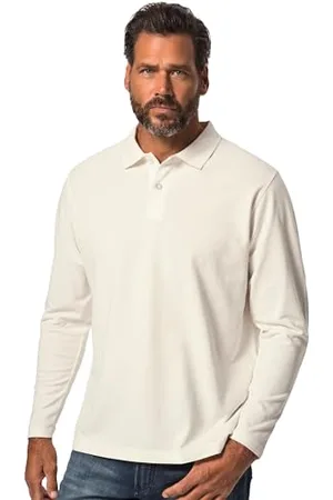 JP 1880 Herren Piquee 1/1 Poloshirts, , 8XL