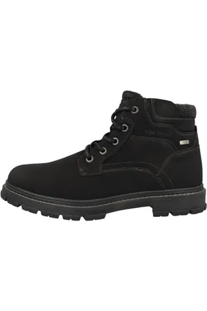 TOM TAILOR Herren 4280350006 Mode-Stiefel, Black, 41 EU