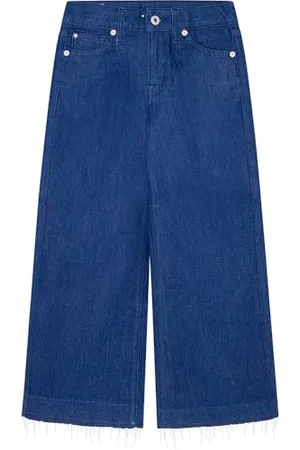 Pepe Jeans Mädchen Wide Leg Undone Jr Jeans, , 14 Jahre