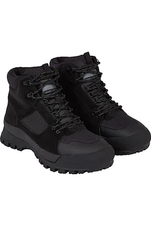 Tommy Hilfiger Herren Mid Boot Stiefel Urbans zum Schnüren, (Black), 46