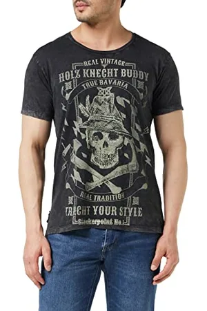 Stockerpoint Herren Buddy Trachtenshirt, , 3XL