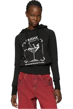 Mister Tee Damen Ladies F-Word Hoody XL Black