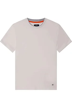 Hackett Herren Double Rib Tee T-Shirt, , XXL