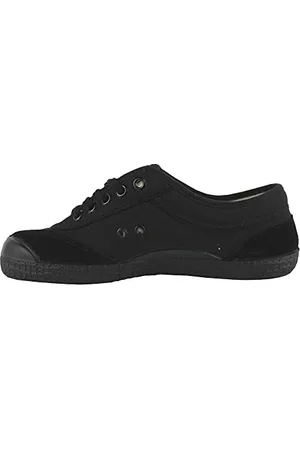 Kawasaki Unisex Retro 23 Canvas Shoe Sneaker, 60 W, schwarzer Streifen/Weiß/Rot, 38 EU Schmal