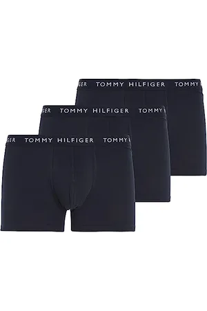 Tommy Hilfiger Herren 3er Pack Boxershorts Trunks Unterwäsche, Blau (Desert Sky/Desert Sky/Desert Sky), S