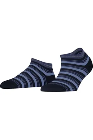 Falke Damen Sneakersocken Smart Stripe W Sn Baumwolle kurz gemustert 1 Paar, , 39-42