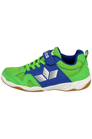 LICO Sport VS Unisex Kinder Hallenturnschuh, Grün/ Blau, 30 EU
