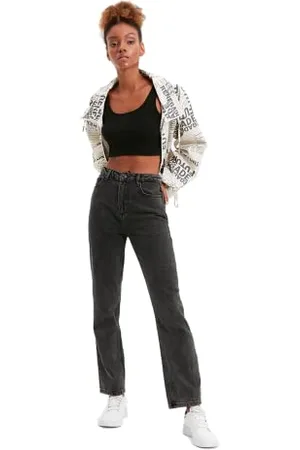 Trendyol Damen High Waist Bootcut & Flared Jeans, , 32
